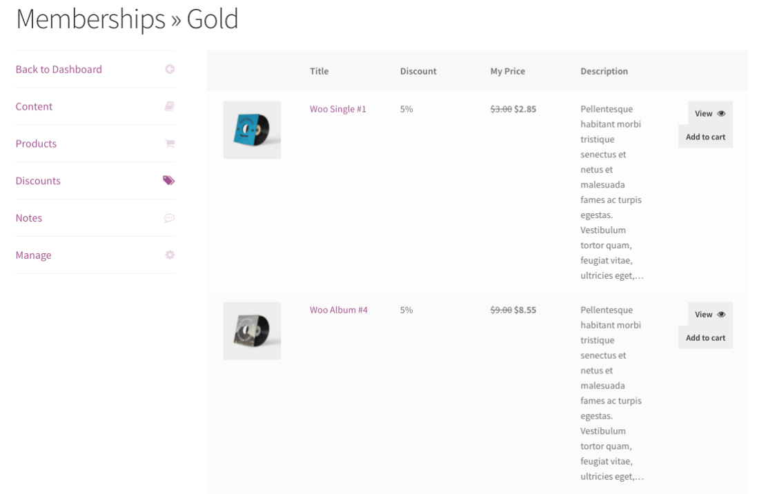 WooCommerce Memberships Plugin for WordPress