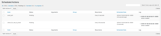WooCommerce Lightspeed POS Action Scheduler Jobs