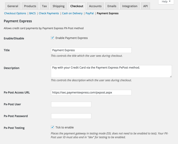 paymentexpress-settings