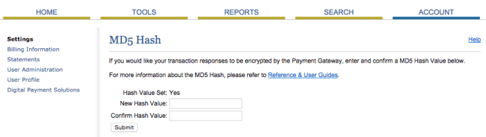 WooCommerce Authorize.Net SIM save MD5 Hash