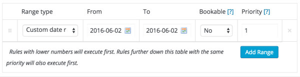 A rule set at the product level that will take priority over global rules with a normal priority level.