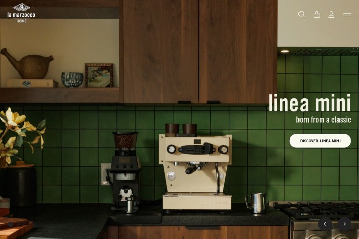 Screenshot of La Marzocco