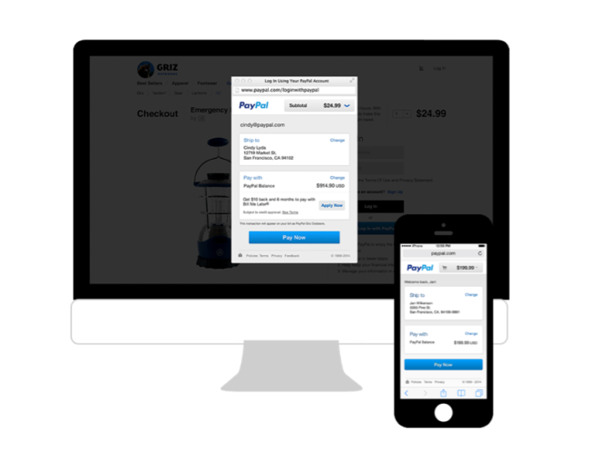 PayPal Express Checkout for WooCommerce includes the One TouchTM checkout experience, which eliminates the need for PayPal customers to enter a password or card details for up to six months.
