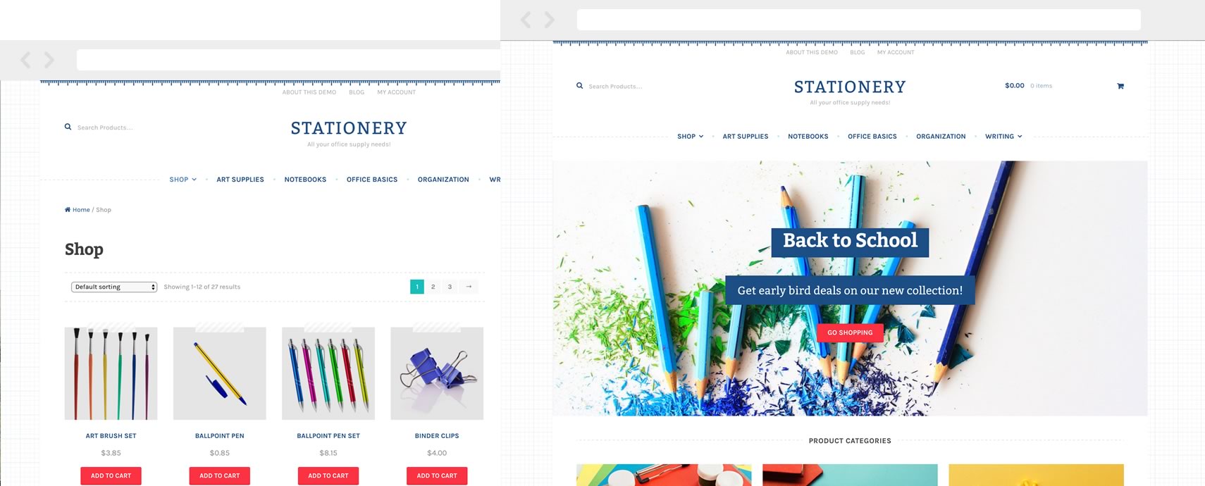 Stationery - WooCommerce