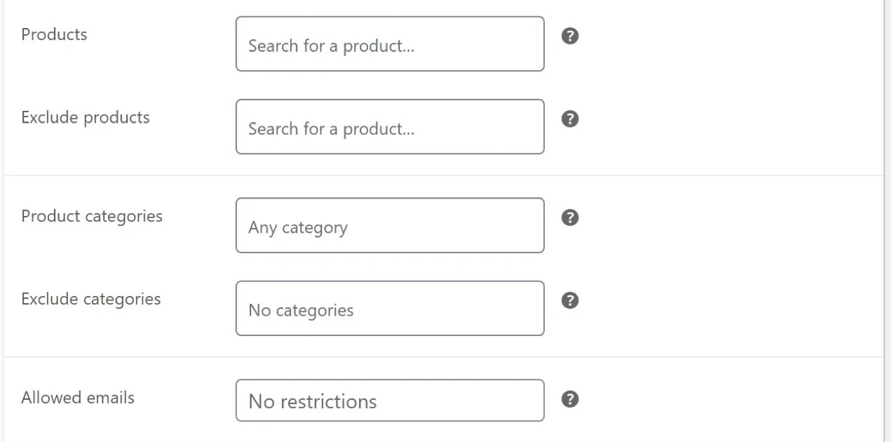 product categories
