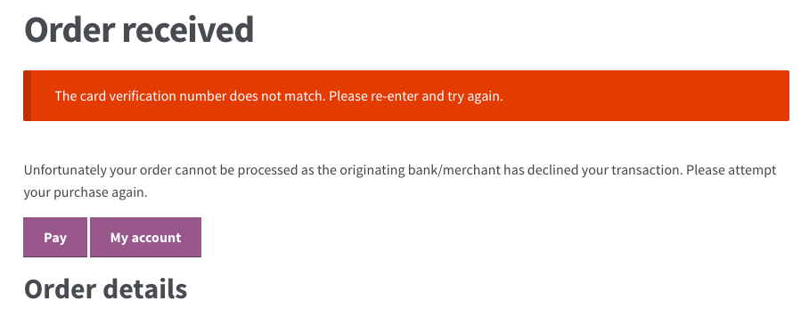 WooCommerce Authorize.Net SIM Detailed Decline Messages