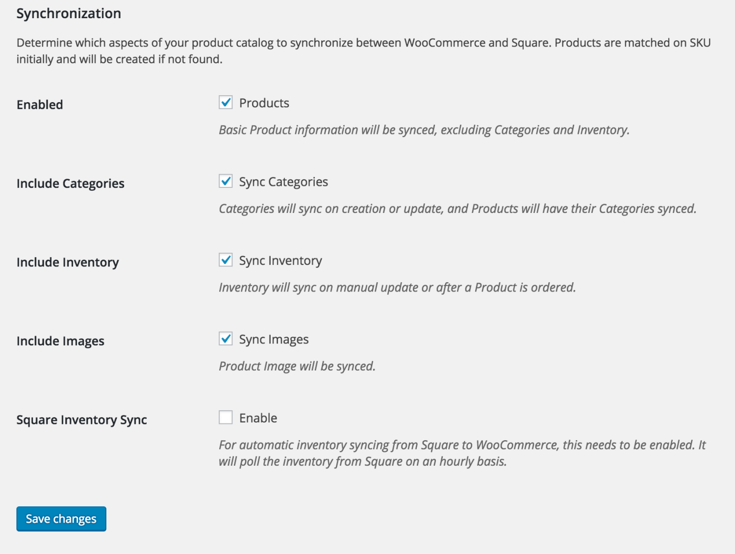 Square can sync inventory, products, and more between your physical store and WooCommerce.