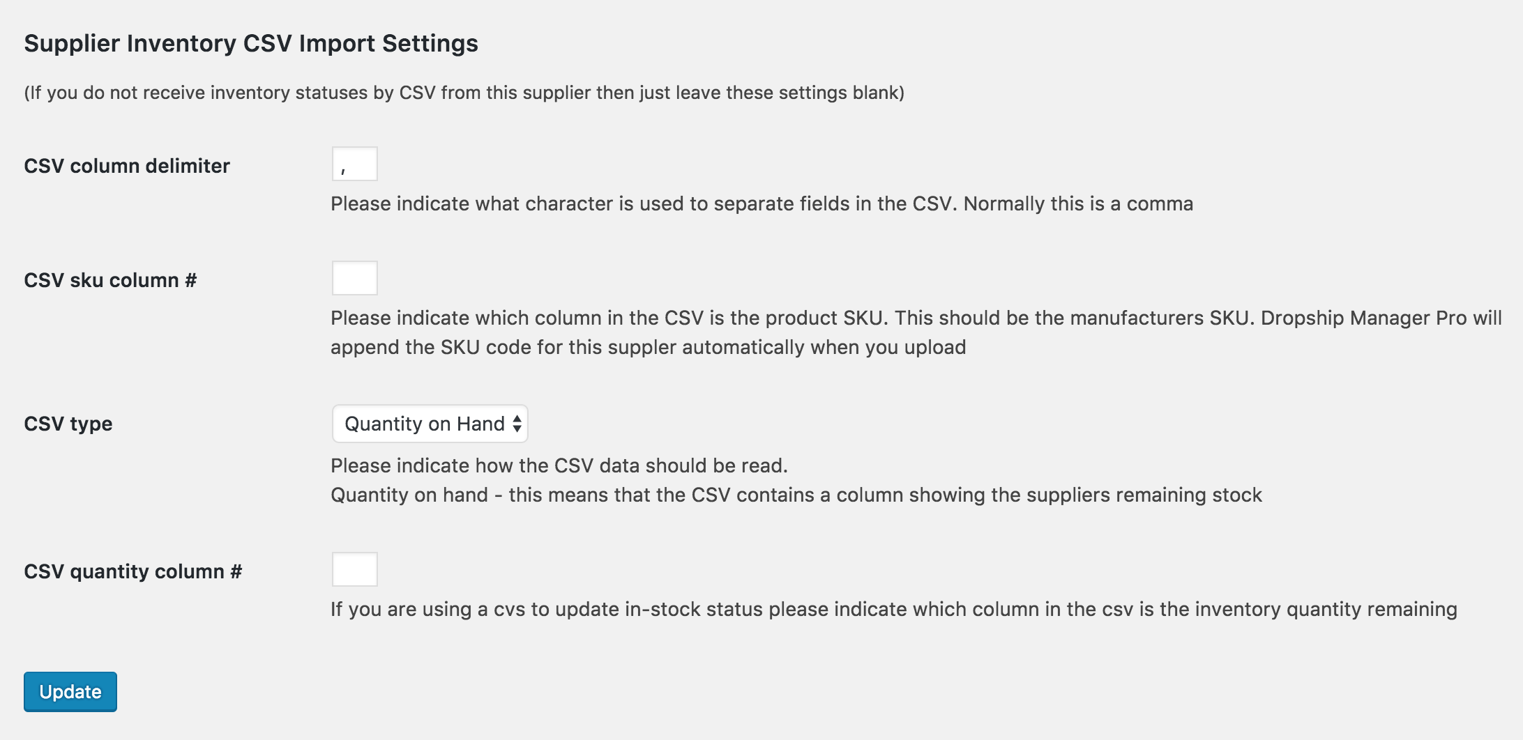 supplier-csv-settings
