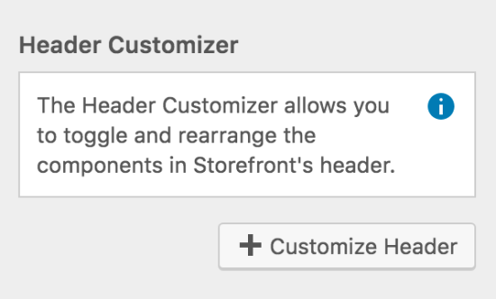 header-customizer