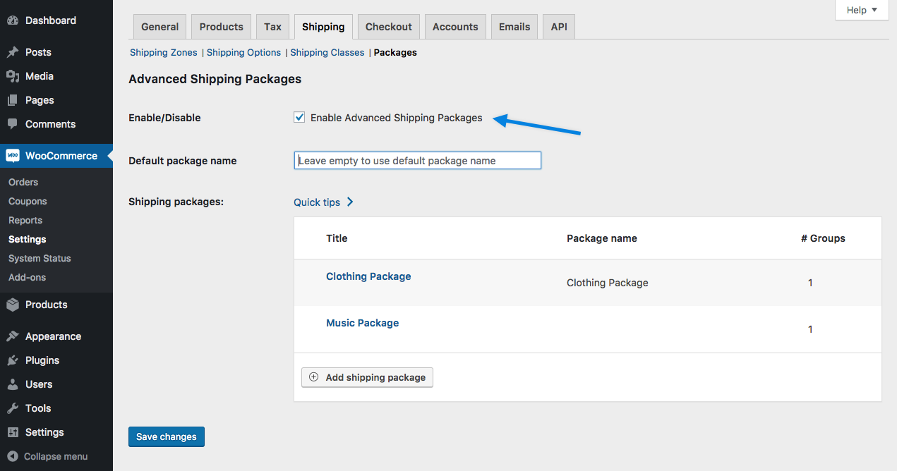 shipping-packages-settings