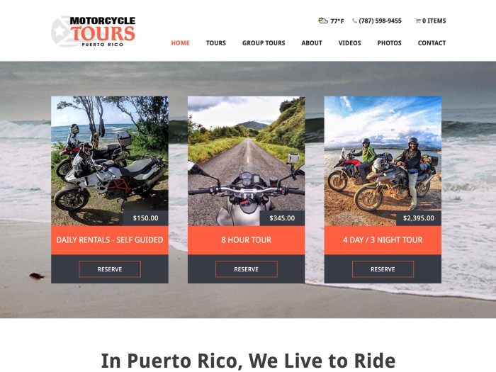 Motorcycle Tours Puerto Rico