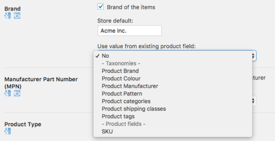 Google Product Feed Setting product data Documentation WooCommerce