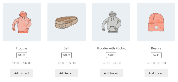 WooCommerce Shortcode - Sale Products