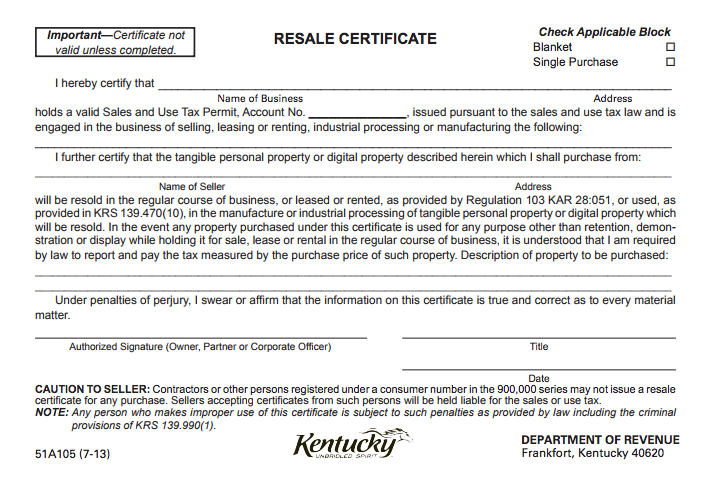 The WooCommerce Seller s Guide to Resale Certificates