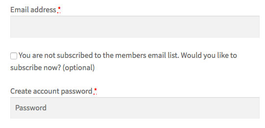 MailChimp for WooCommerce Memberships: checkout opt-in
