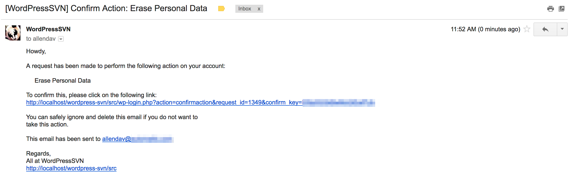 Right to Erasure Requests for GDPR with