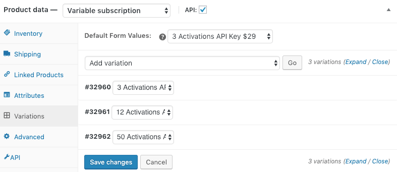 Quick Setup Guide: API Manager Products Documentation - WooCommerce