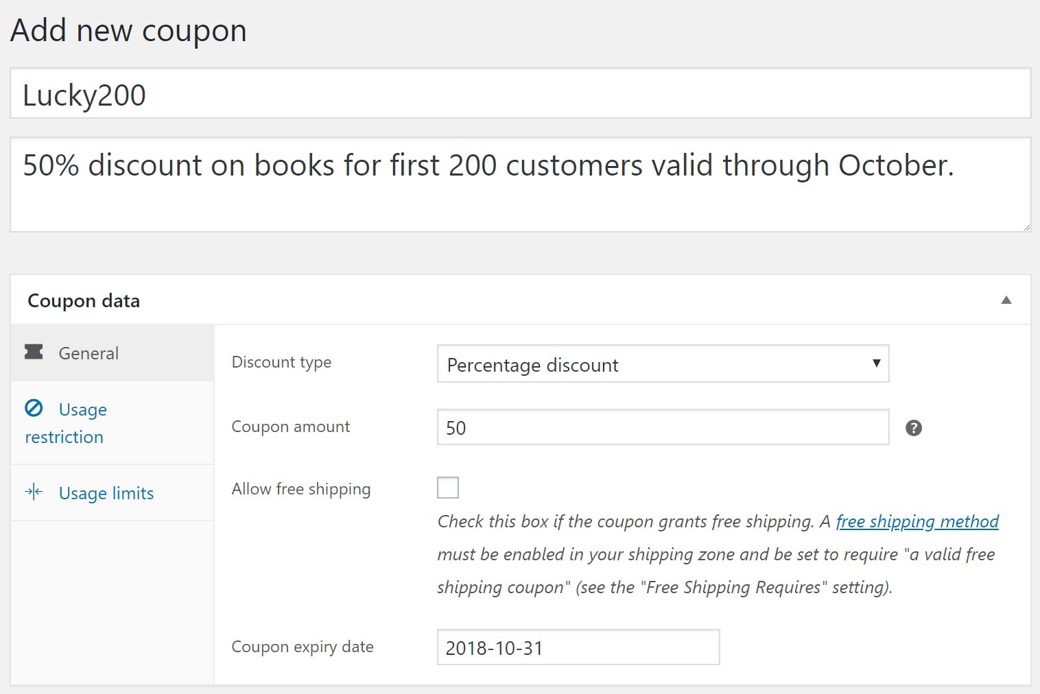 How to Create Coupons with