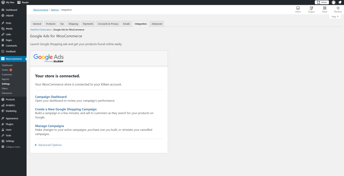 Google Ads & Marketing Documentation - WooCommerce