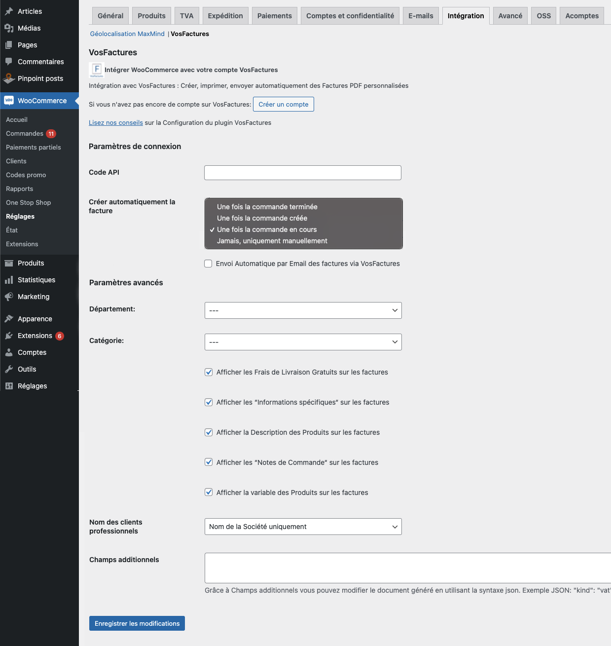 Plugin de Facturation Conforme Loi AntiFraude