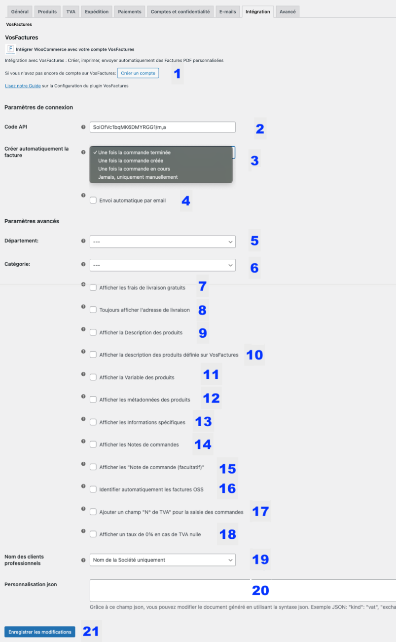 options configuration plugin