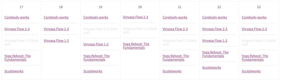 Drive demand by showing sold-out time slots alongside availability.