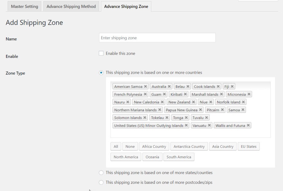 Ajouter des zones de livraison dans WooCommerce