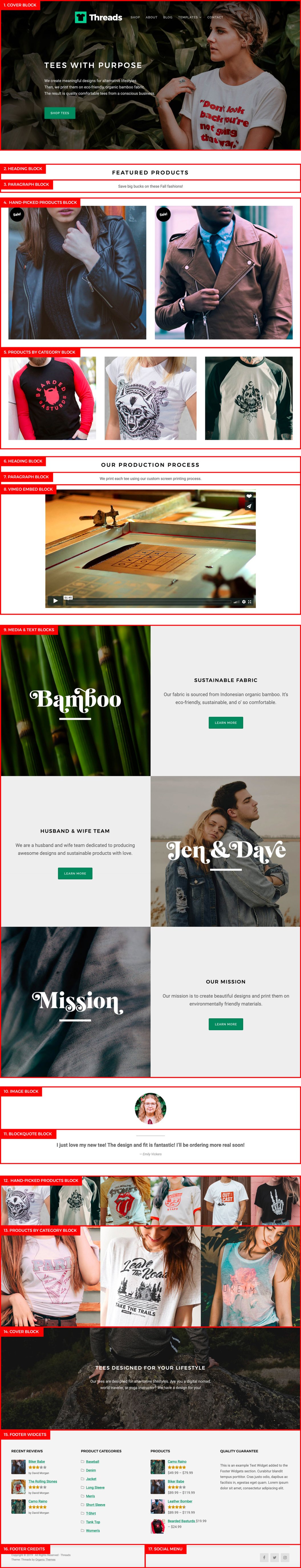 Threads Documentation - WooCommerce