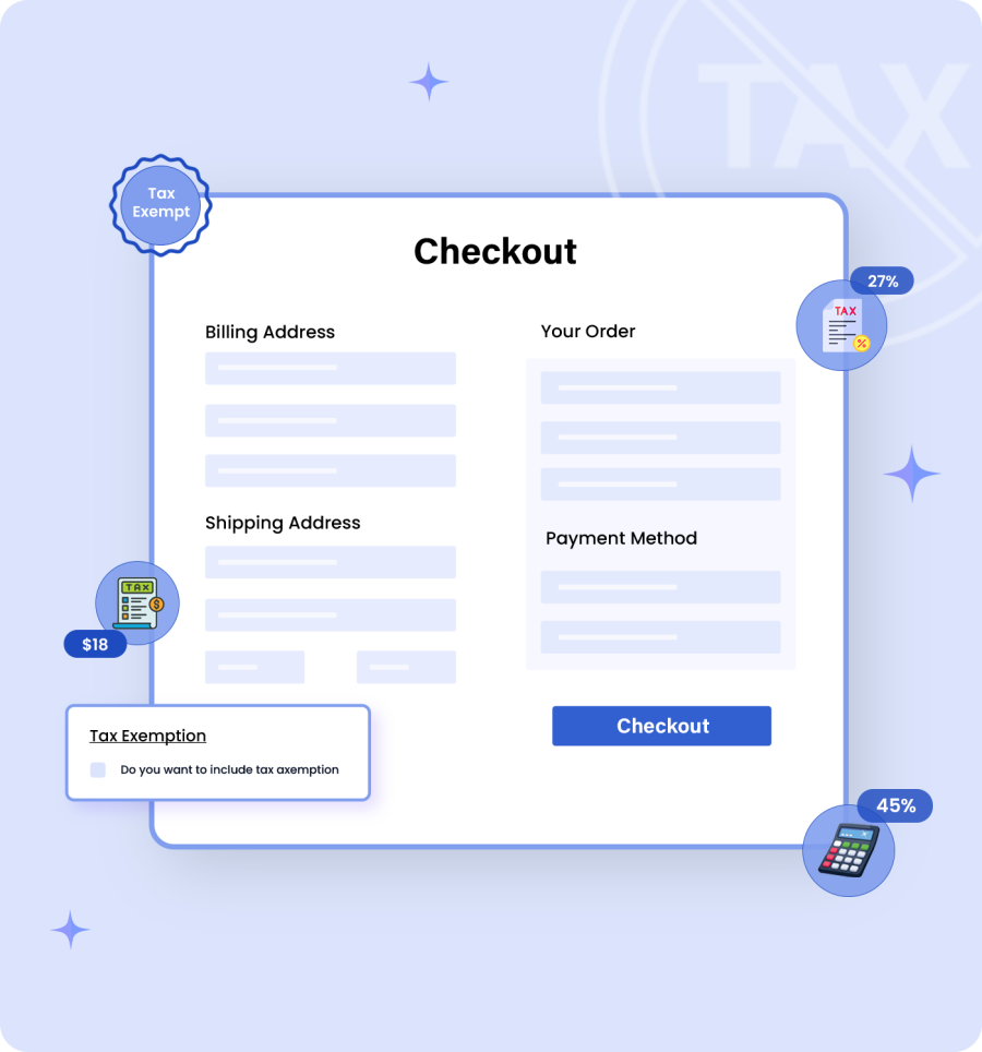 Auto Tax Removal or Checkout Option