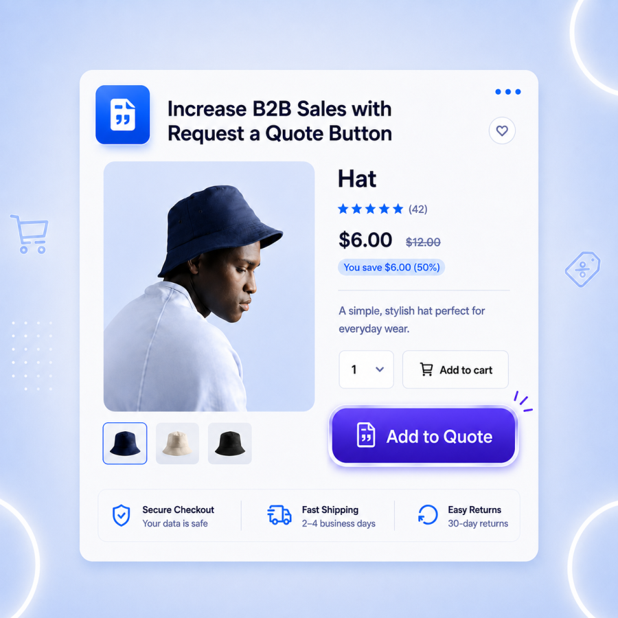 Let B2B Buyers Request Quotes and Negotiate Pricing