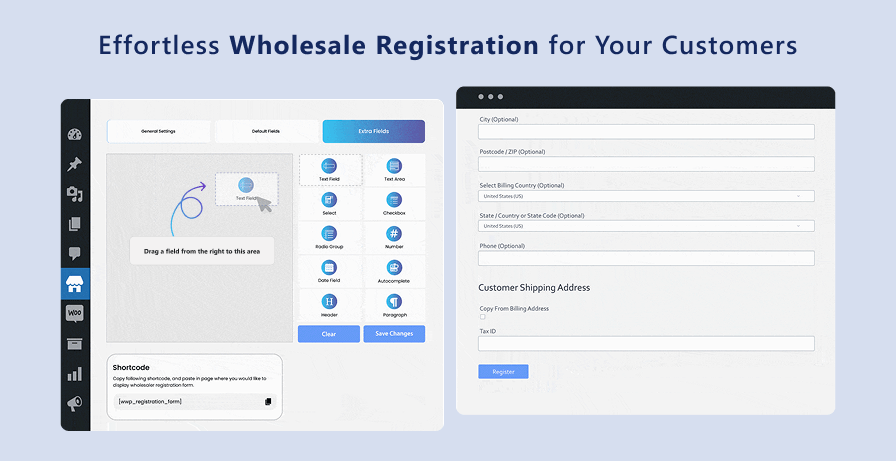 Easy Wholesale Registration Form