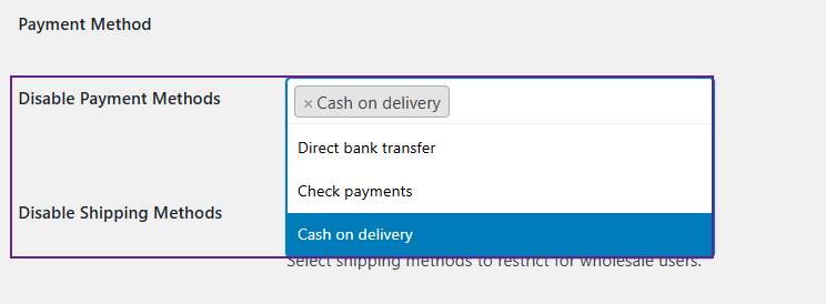 Payment Gateway per Role