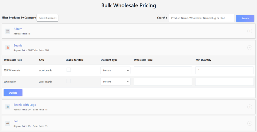 Wholesale Bulk Pricing