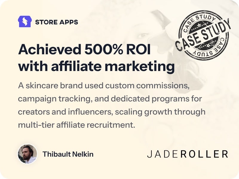 Affiliate for WooCommerce case-study Jade Roller