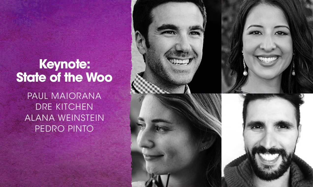 State of the Woo keynote speakers.