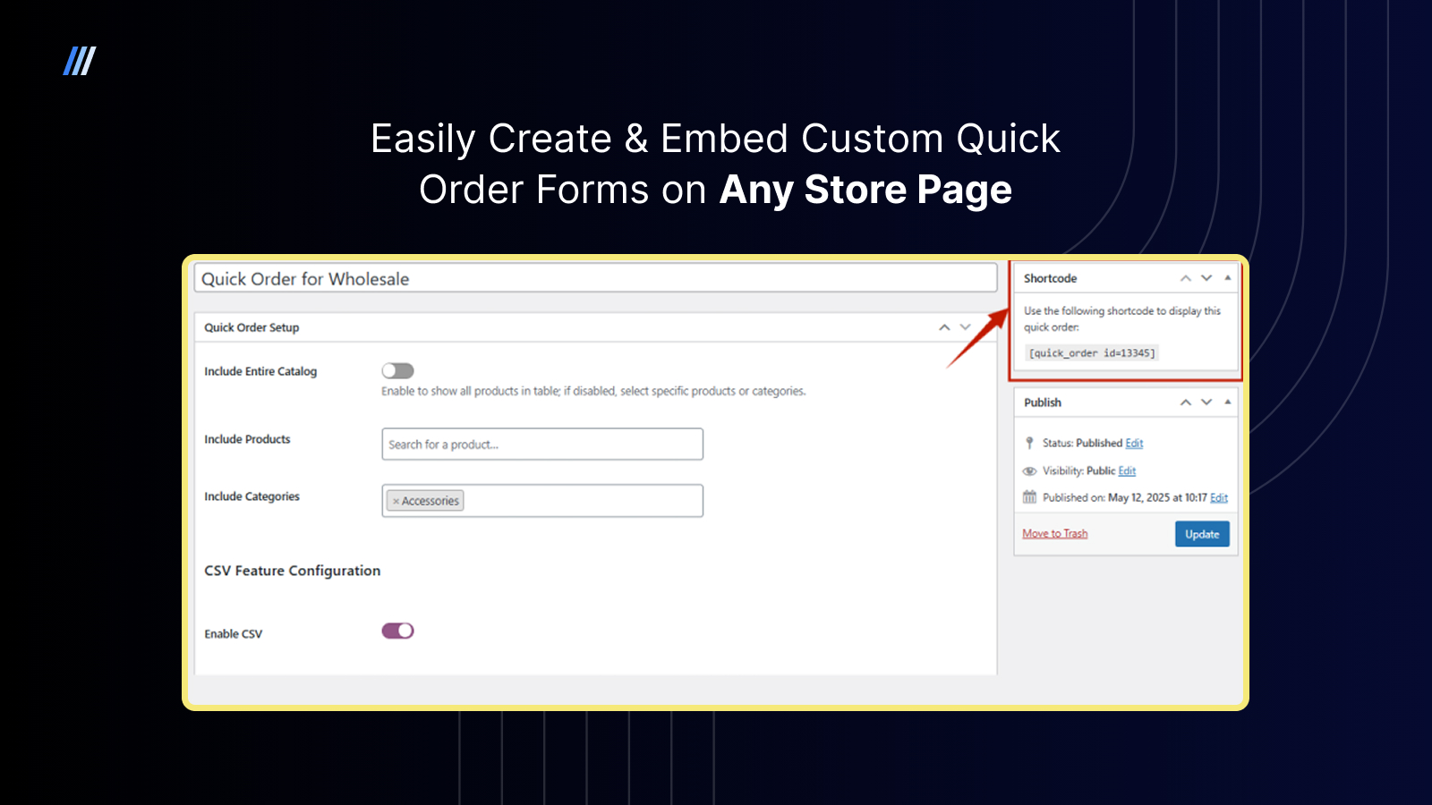 Extend B2B - Quick Order for WooCommerce - WooCommerce Marketplace