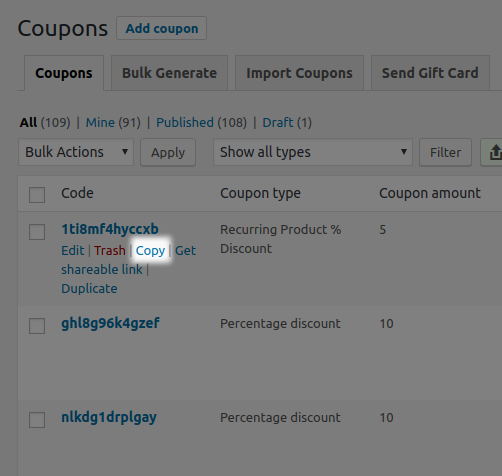 copy coupon code smart coupons
