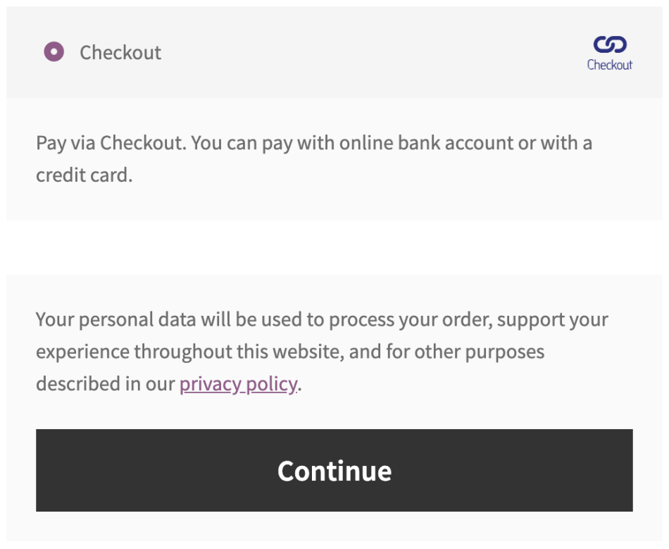 WooCommerce Checkout (Finland) Checkout Experience