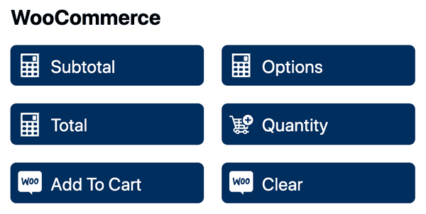 WooCommerce Fields