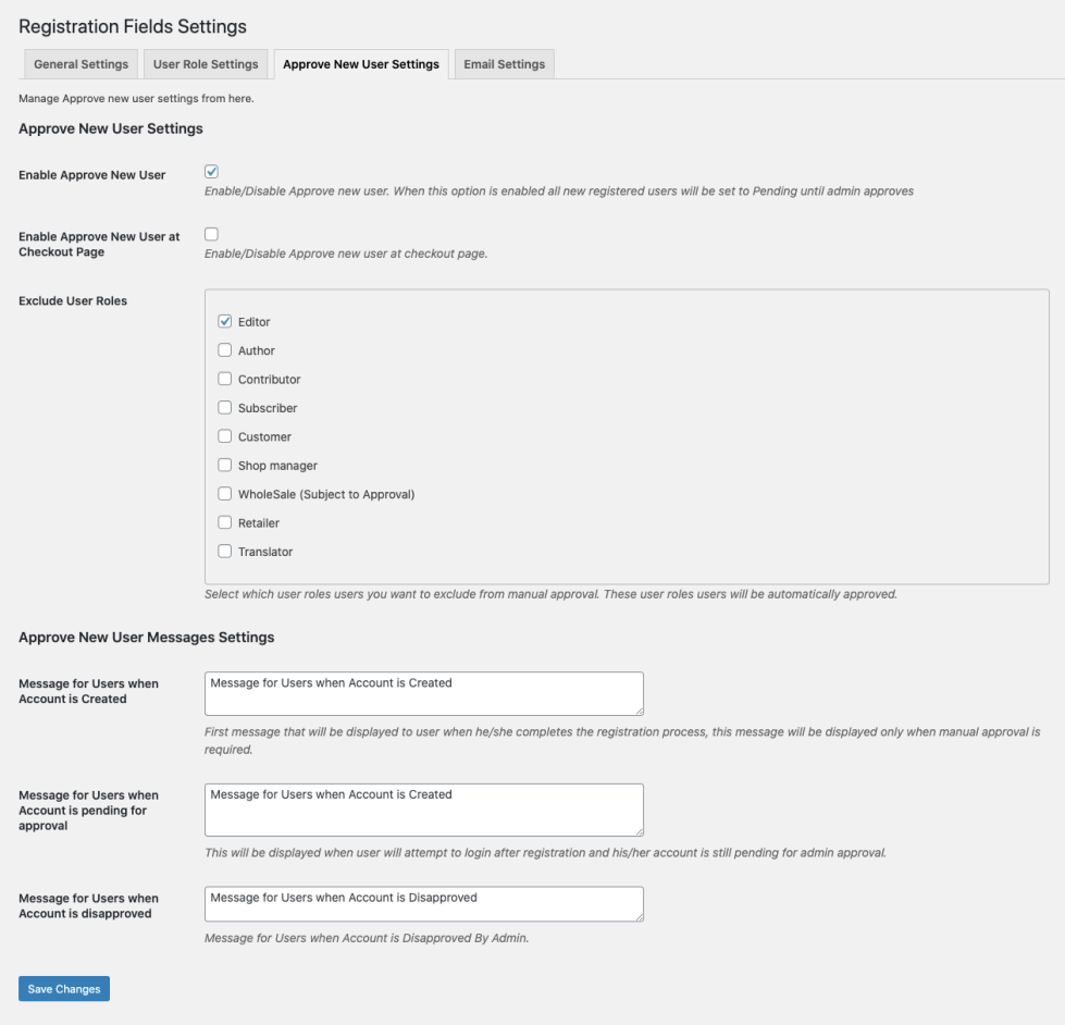 Custom User Registration Fields - WooCommerce