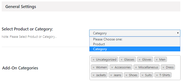 quantity drop down for woocommerce