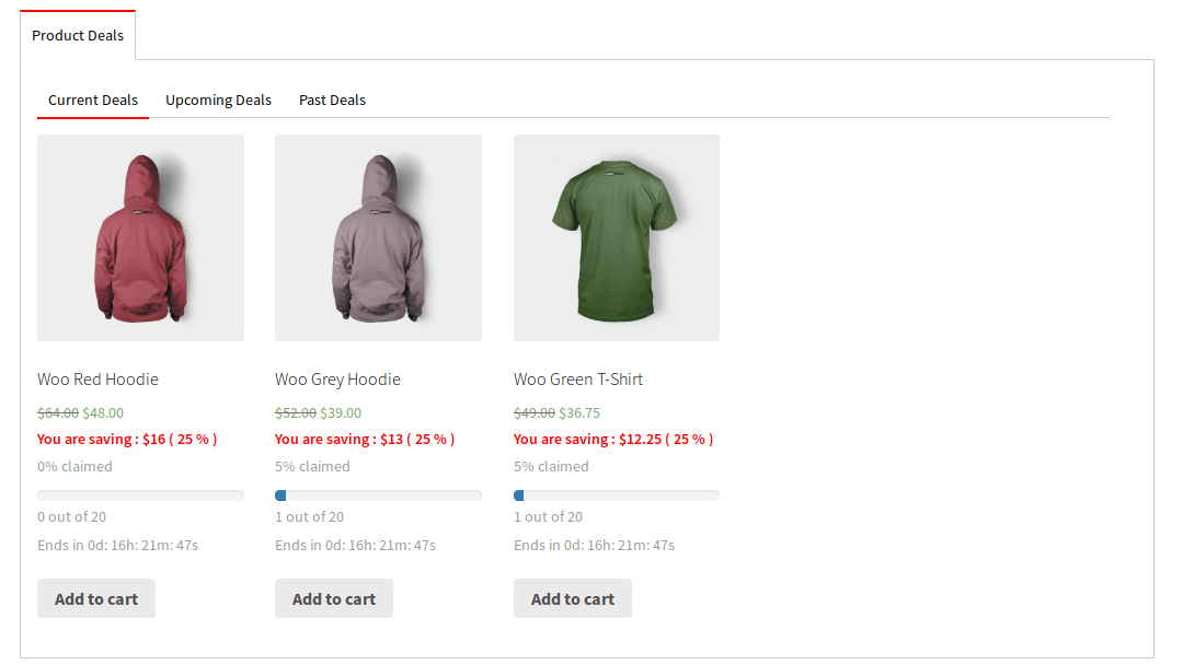 Deals for WooCommerce – Product Deals, Payment Gateway Deals, Shipping ...