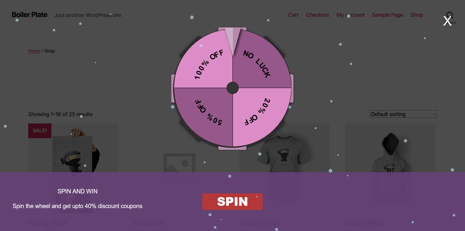 Spin Wheel Popup Documentation Woocommerce