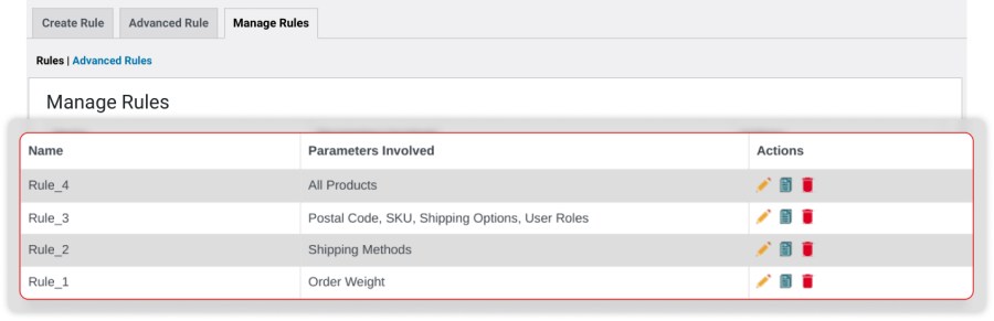 Create, Manage and Combine Multiple Rules