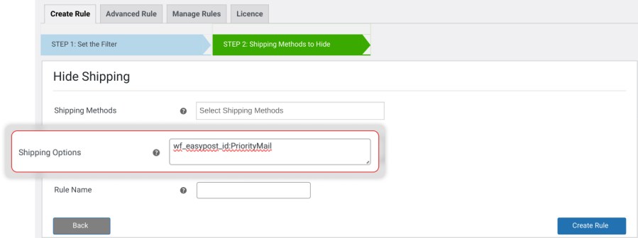 Hide Specific Services from Shipping Carriers