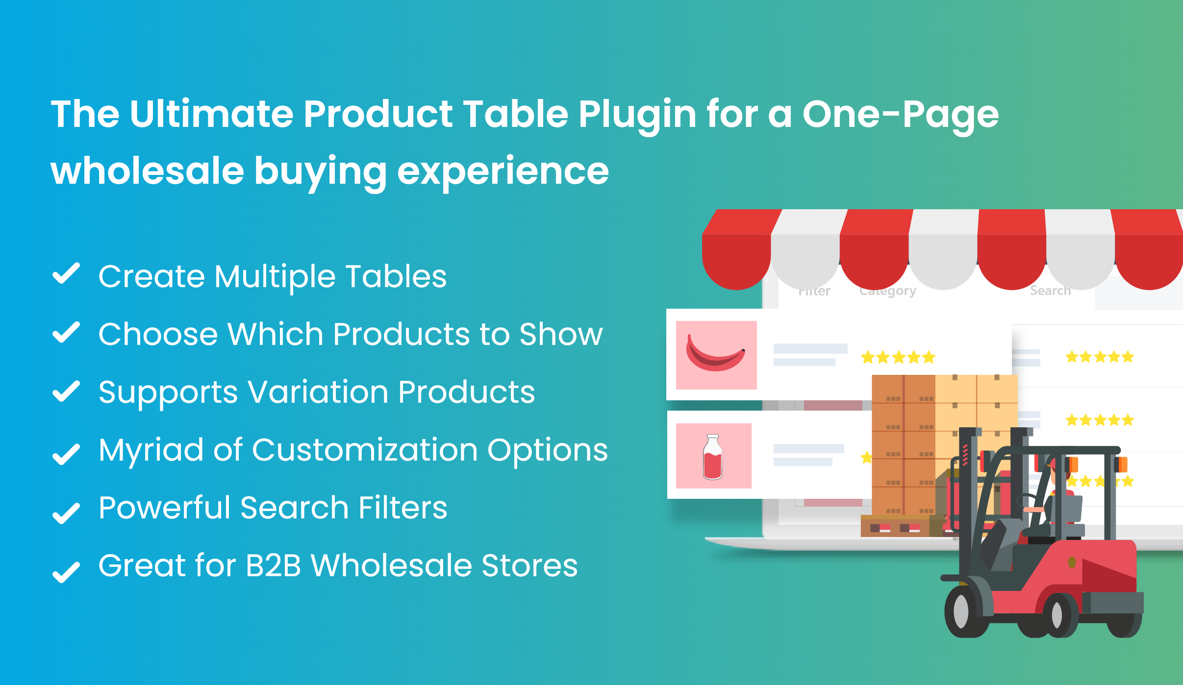 Product Table for WooCommerce