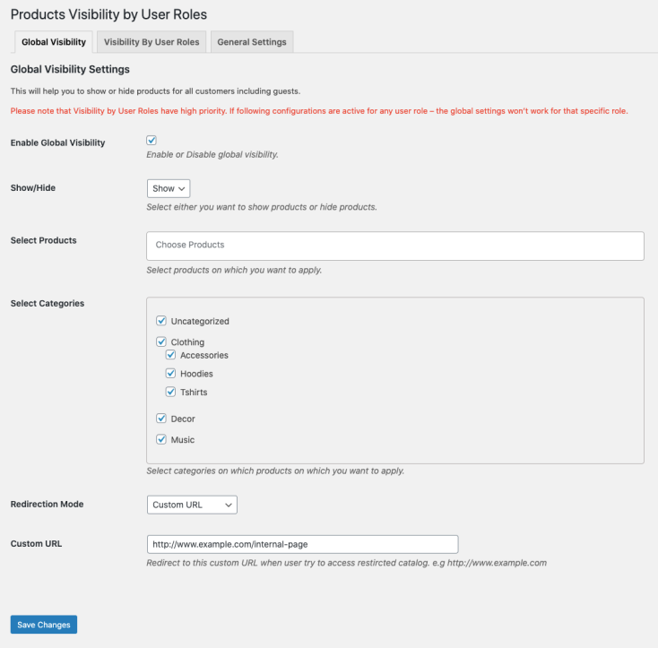 WooCommerce Product Visibility - Hide Products & Categories