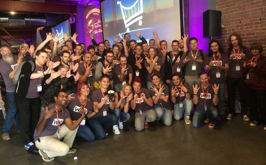 The Woo Team at WooConf in San Francisco, CA.