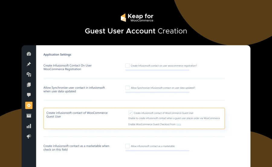 Guest User Account Creation Feature