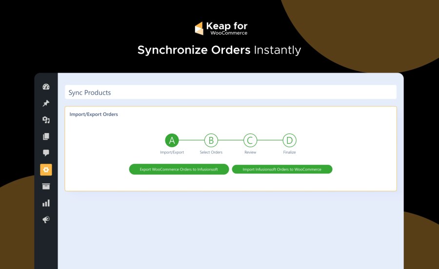 Synchronize Orders Instantly Feature